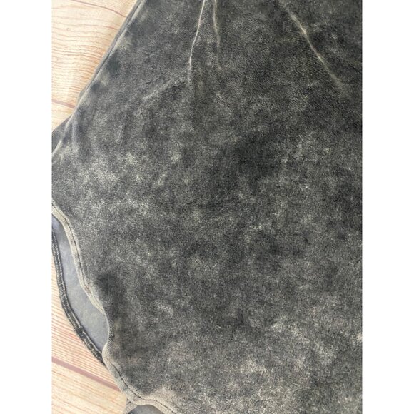 Cloth & Stone Women's Grey Crushed Velvet Slip Dress - Large - Picture 3 of 13